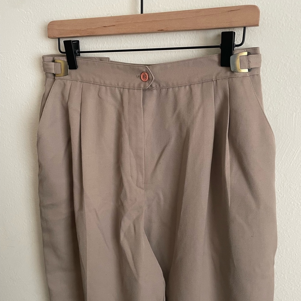 adjustable high-waist slacks